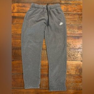 NIKE Men’s Small Charcoal Gray Fleece Joggers Sweatpants